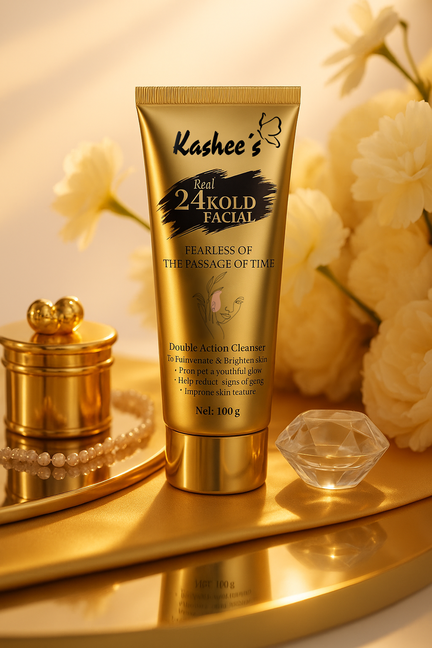 Gold Firming Whitening Facial Set