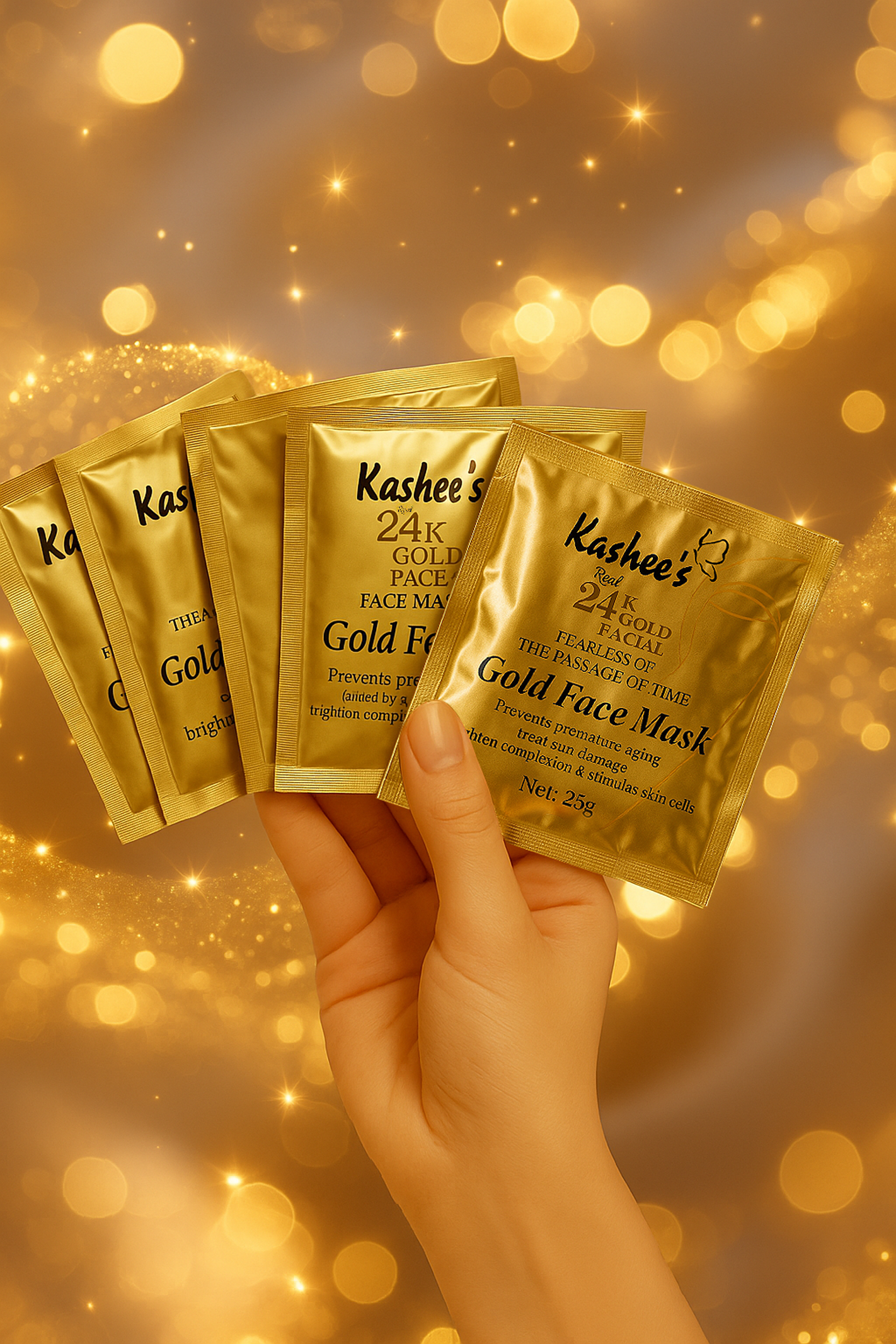 Gold Firming Whitening Facial Set